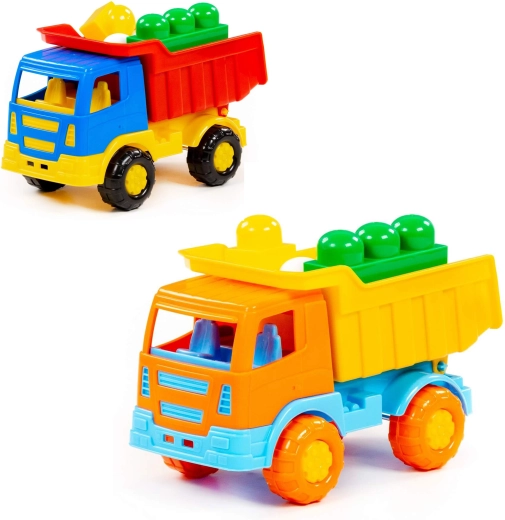 Camion-benne pour enfants Salute avec jeu de construction Junior (9 pièces) - 1 pièce