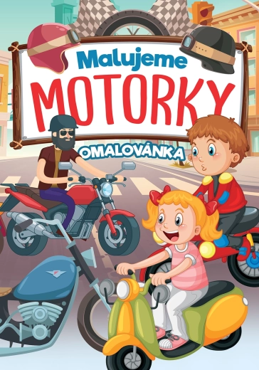 Nous colorions des motos – livre de coloriage pour enfants