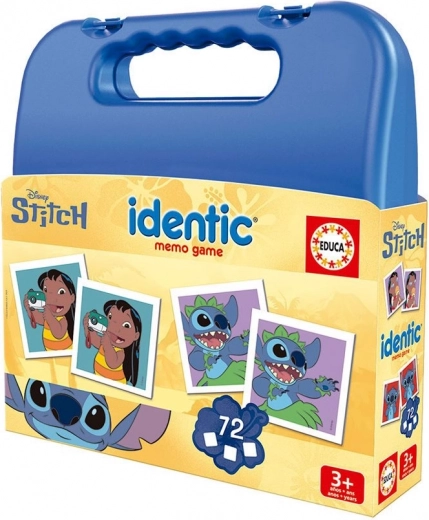 EDUCA Mémo Valisette Stitch 72 cartes