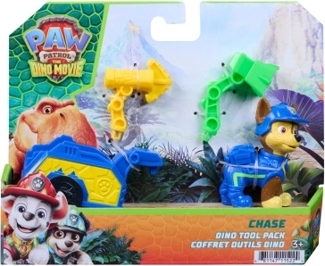 Spin Master Pat’ Patrouille Dino Le Film – figurine Chase avec remorque de sauvetage et accessoires