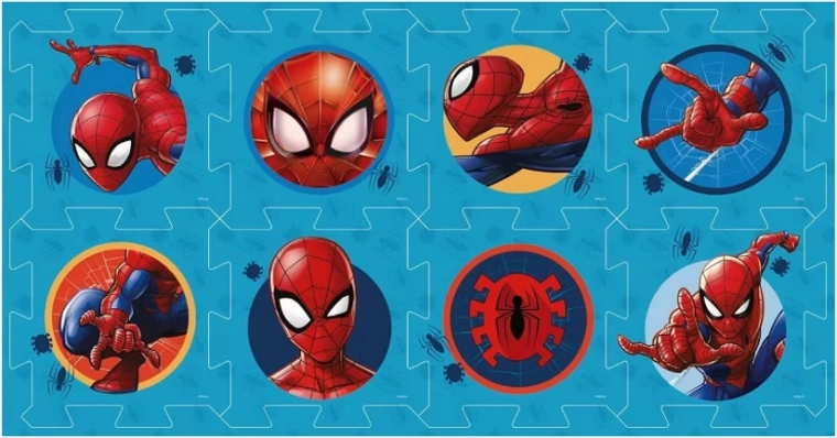 Puzzle en mousse pour le sol Spiderman 118,5 × 61,5 cm