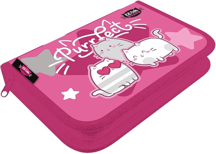 Trousse scolaire LizzyCard à 1 compartiment avec deux rabats