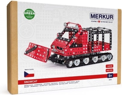 Jeu de construction MERKUR Dameuse 642 pièces en boîte 33x23x6 cm