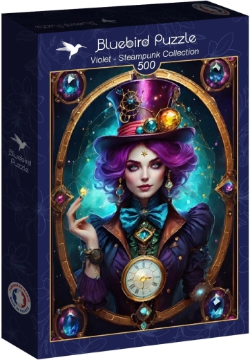 Puzzle Bluebird Violet – collection steampunk 500 pièces