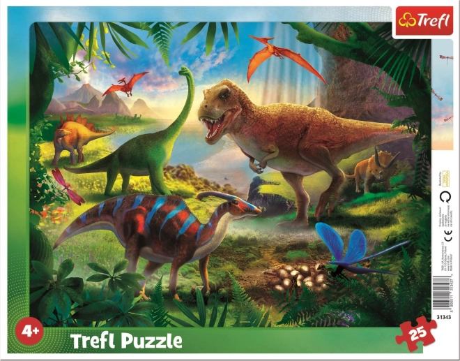 Trefl Puzzle Dinosaures 25 pièces