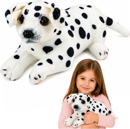 Chien dalmatien en peluche 25 cm