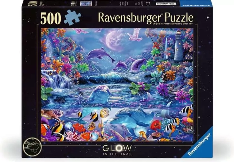 Puzzle lumineux Ravensburger Magie de la lueur lunaire 500 pièces