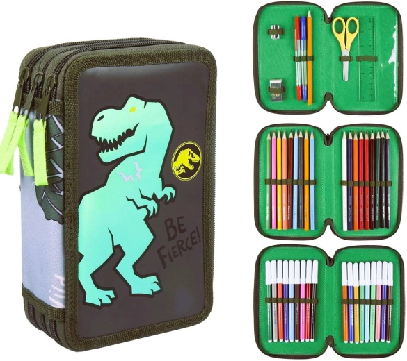 Trousse équipée Cerda à trois compartiments Jurassic Park