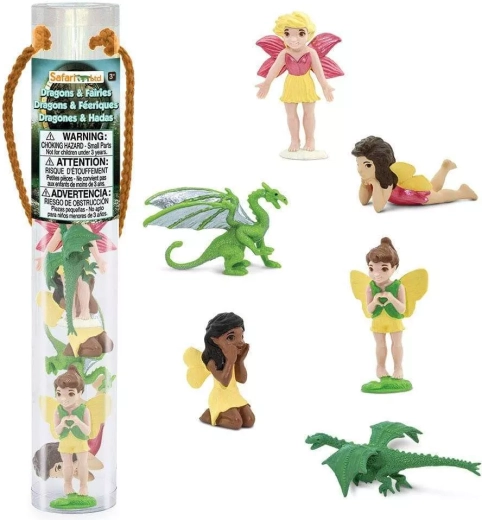 Safari Ltd. tube design Fées et dragons