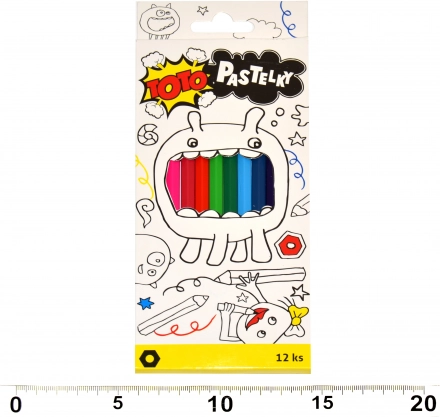 Crayons hexagonaux 12 pcs