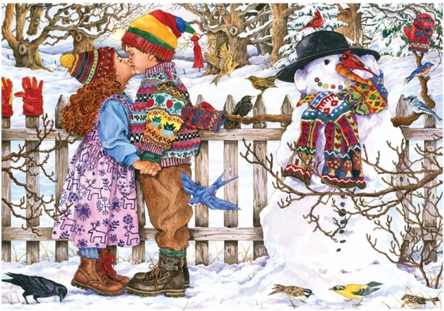 Puzzle Premier baiser 500 pièces ANATOLIAN