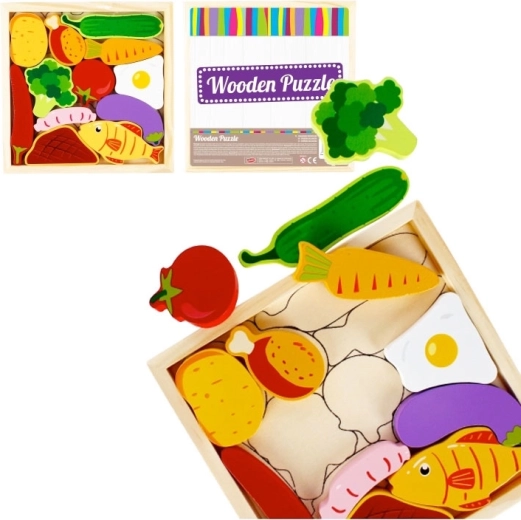 Puzzle en bois à encastrer Cuisine