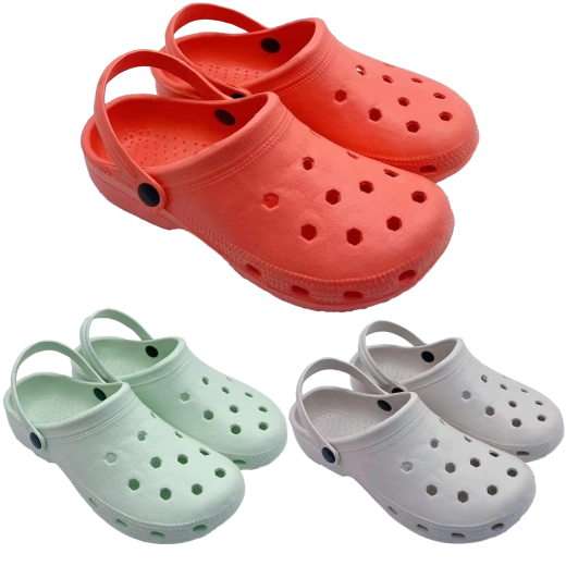 Mules de jardin en mousse EVA avec aération et bride arrière