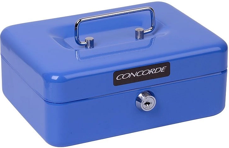 Caisse métallique Concorde 20 cm, bleue