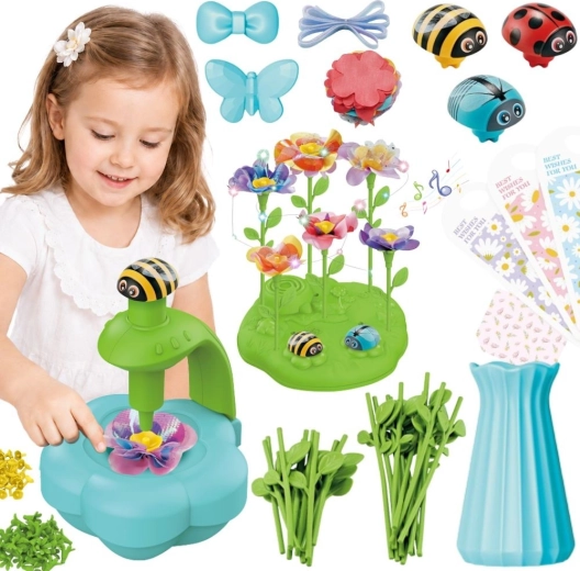 Kit créatif Woopie pour réaliser des fleurs et des bouquets avec presse
