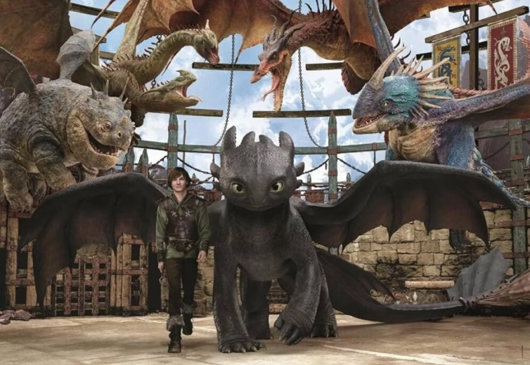 Clementoni puzzle Dragons – L’équipe, 104 pièces