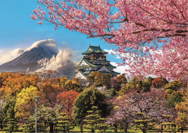 Educa Puzzle Château d’Osaka, Japon 2000 pièces