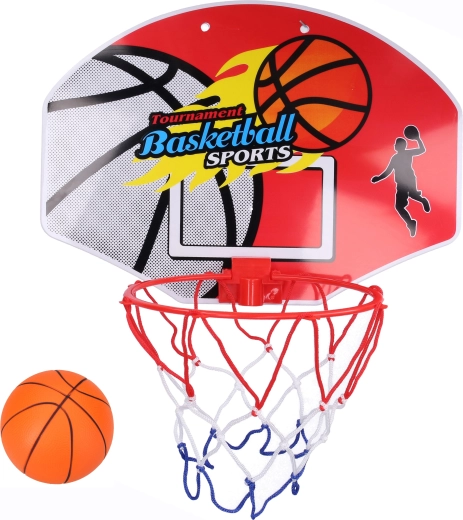 Panier de basket avec ballon