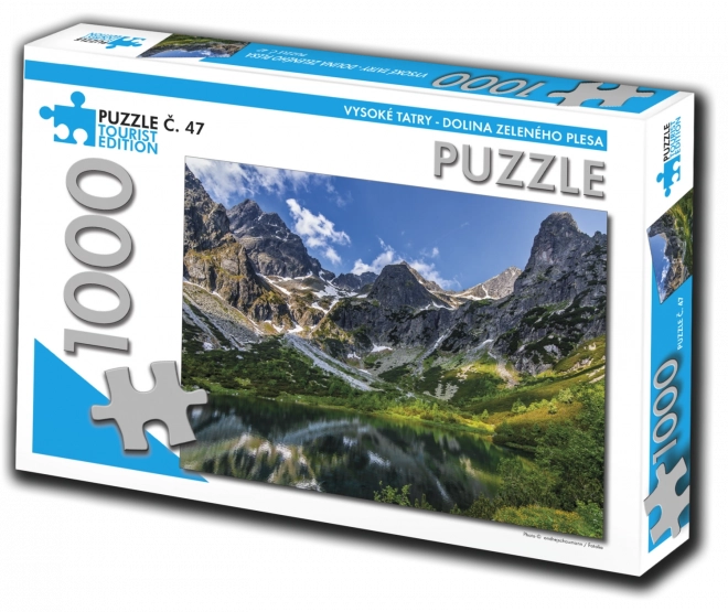 Puzzle Édition Touristique Hautes Tatras, Vallée du Lac Vert 1000 pièces