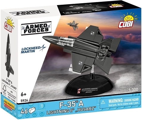 COBI Armed Forces modèle d’avion Lockheed Martin F-35A Lightning II Husarz