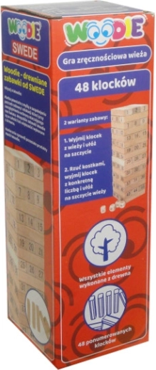 Swede Woodie jeu d’adresse en bois – tour