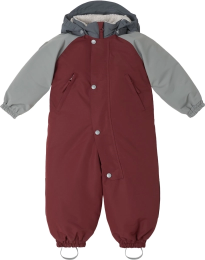 Combinaison d’hiver Leokid Color Block Redwood taille 80 (12–18 mois)