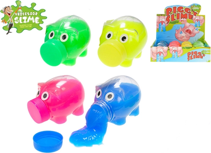 Professor Slime slime cochon 9 cm – 4 couleurs