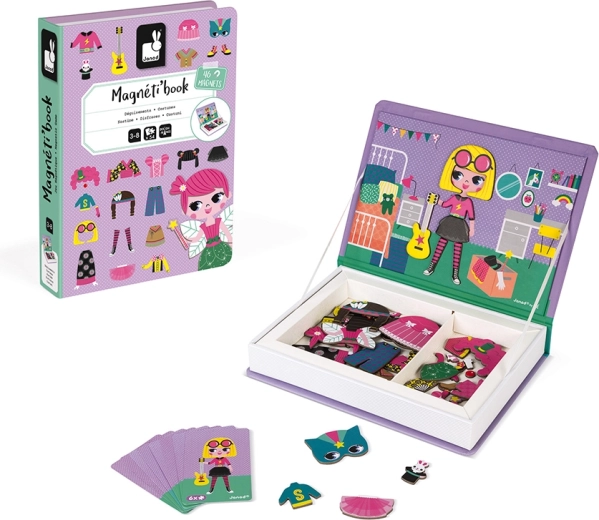 Janod Magnetibook habillage pour filles