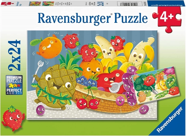 RAVENSBURGER Puzzle Fruits audacieux 2x24 pièces
