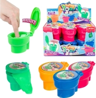 Slime péteur dans mini-toilette 95 g