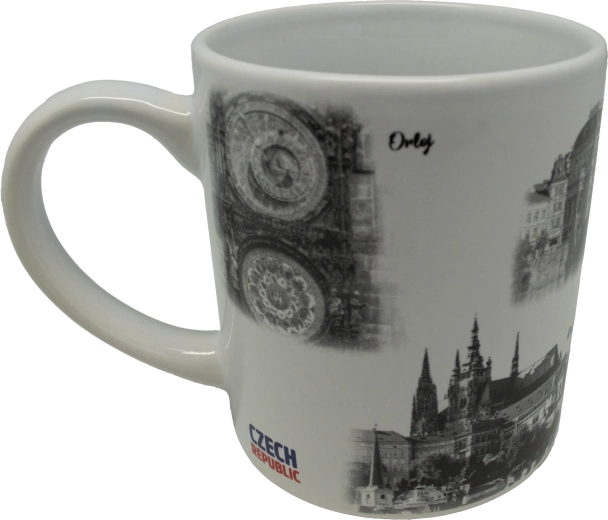 Mug en céramique blanc 250 ml TOP PRAHA