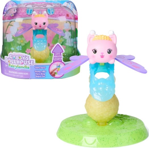 Spin Master Gabby’s Dollhouse Fairylandia bague avec figurine Kitty Fairy