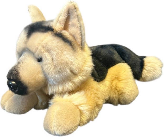 Chien en peluche – berger allemand allongé 30 cm