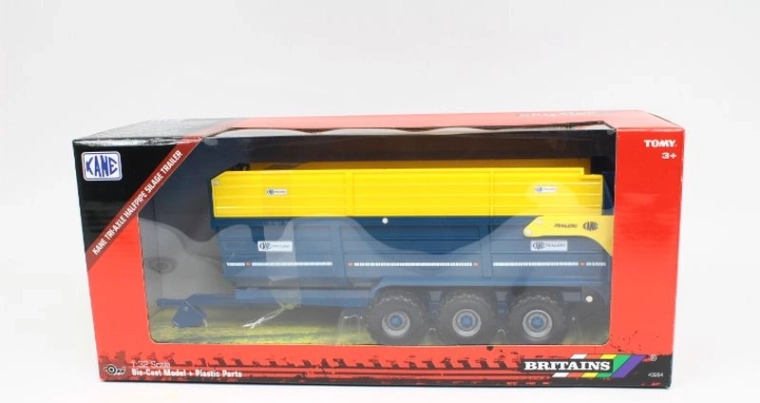 Britains remorque d’ensilage Kane tri-essieux Halfpipe 1:32