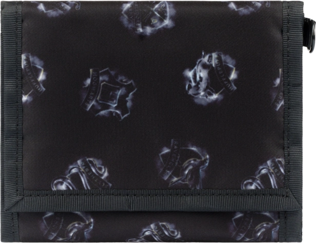 portefeuille noir avec impression Harry Potter Poudlard
