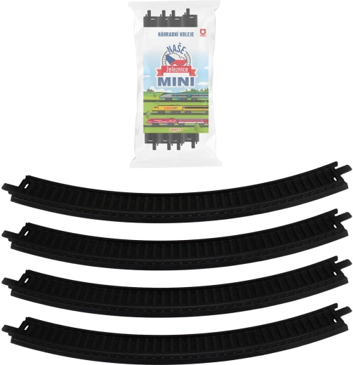 Rails courbes pour set mini – 4 pcs