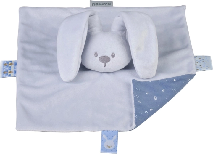 Nattou mini doudou Lapidou Glow sable 28 cm