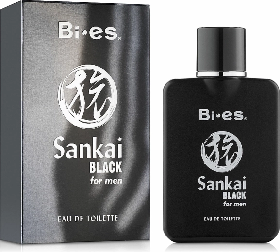 Eau de toilette pour homme BI-ES Sankai Black 100 ml