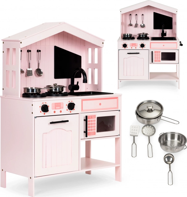 Cuisinette en bois pour enfants Ecotoys