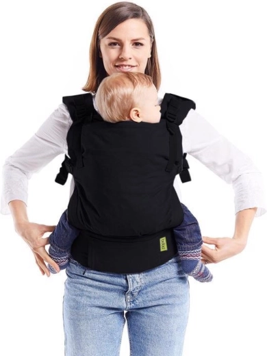 Porte-bébé Boba X en coton – Black Beauty
