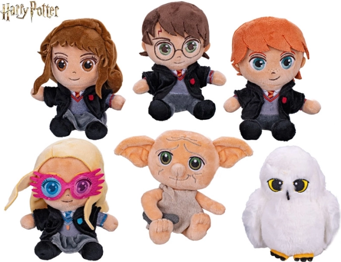 Peluche Harry Potter assise 16 cm (assortiment 6 modèles)