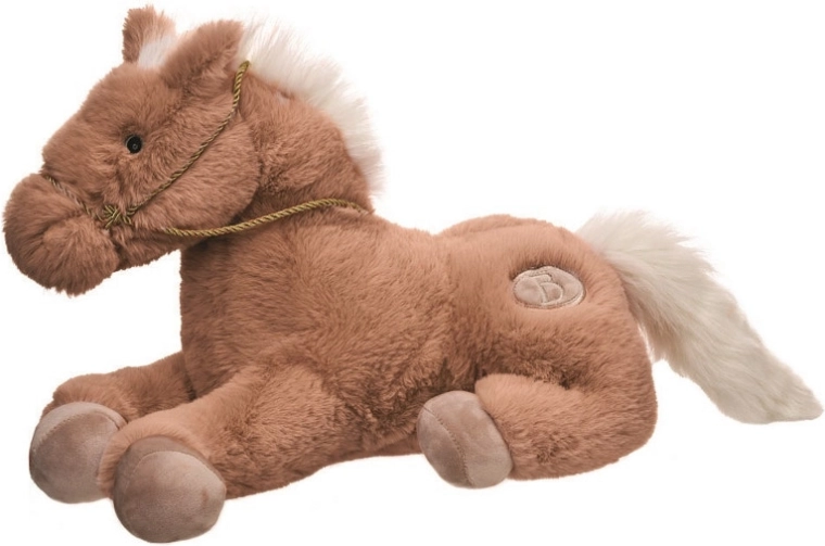 Cheval en peluche Nico brun 30 cm