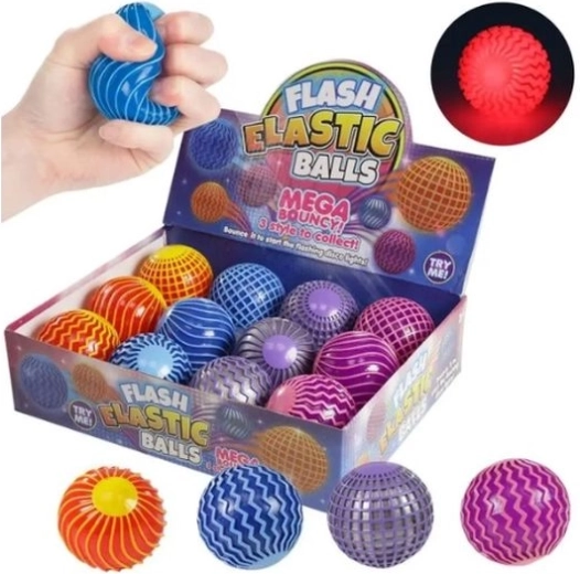 Balle lumineuse à motifs