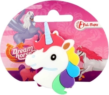 Bracelet en plastique auto-enroulant avec licorne 21 cm – 3 couleurs