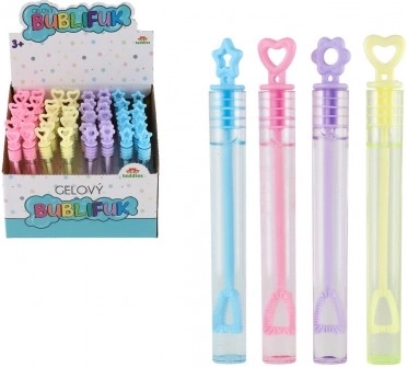 Bulle à savon avec remplissage de gel 10,5 cm, 4 couleurs