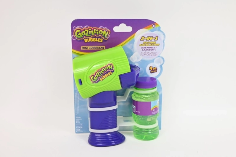 Gazillion Mini Hurricane mini souffleur de bulles automatique à piles