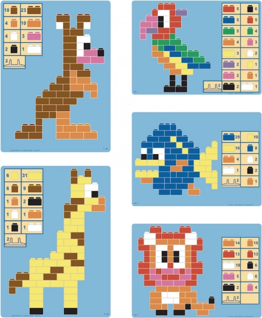 Little Architect ArchiPets set de construction 630 pcs – briques éducatives pour enfants dès 5 ans