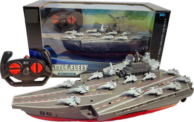 Porte-avions militaire R/C Battle Fleet 1:16