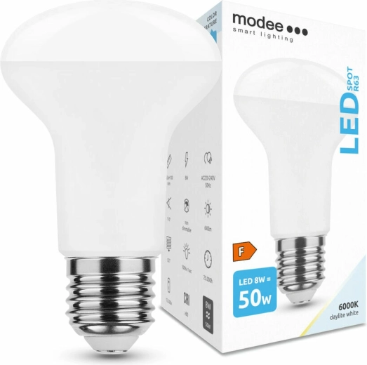 Ampoule LED E27 8W blanc froid MODEE Smart Lighting R63