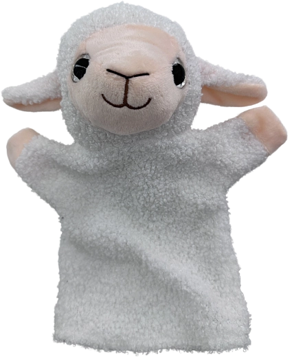 Marionnette en peluche mouton